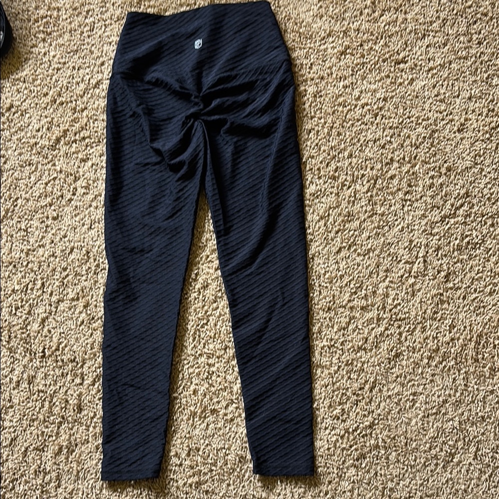 Born Primitive Black Leggings Athleisure Style- Paragon scrunch